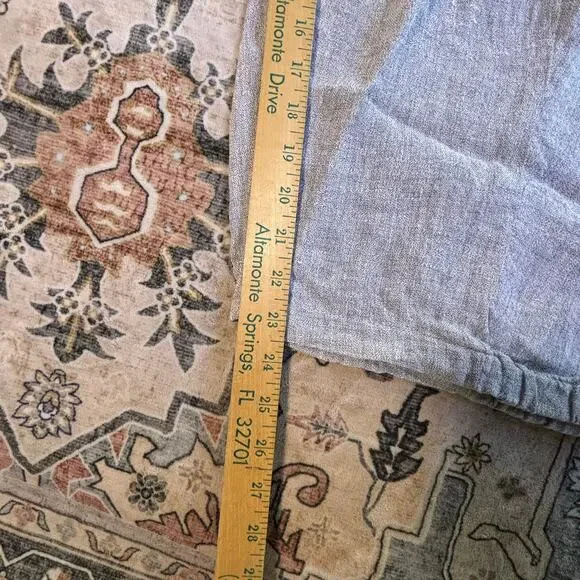 Ivan Grundahl Linen Barrel Leg Oversized Pants Artsy Comfy Loose fit Bottoms 38 - Picture 7 of 11